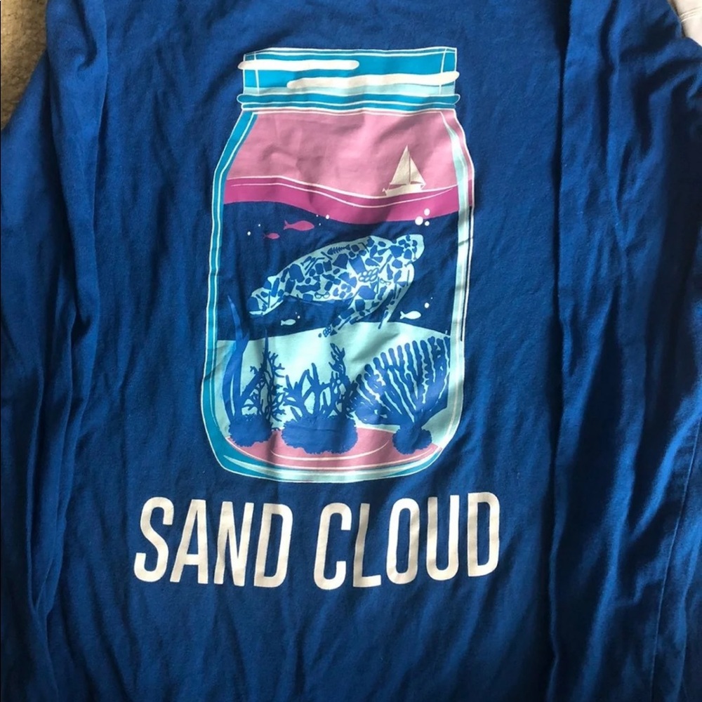 sand cloud blue long sleeves XS